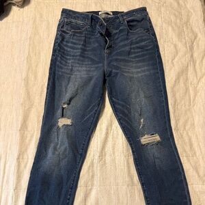 Abercrombie super skinny ankle high rise